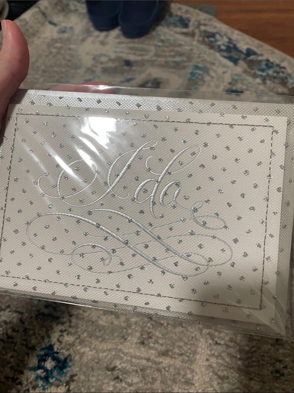 🖤5/$25 new hallmark signature wedding card silver envelope